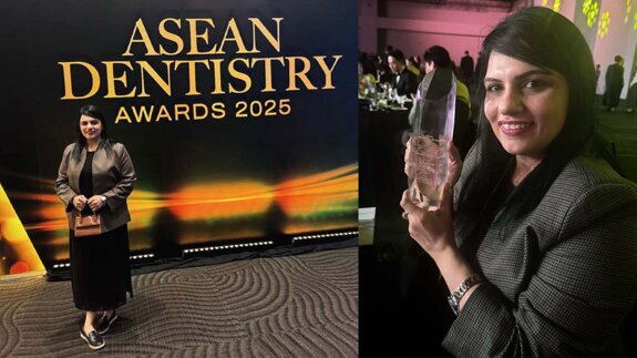 Dr Sadia Saif wins first prize at ASEAN dentistry awards, makes Pakistan proud