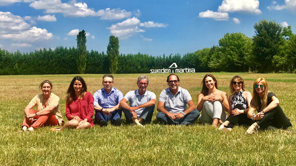 La Junta Directiva de SEPES visita las instalaciones de su sponsor SWEDEN & MARTINA en Padua