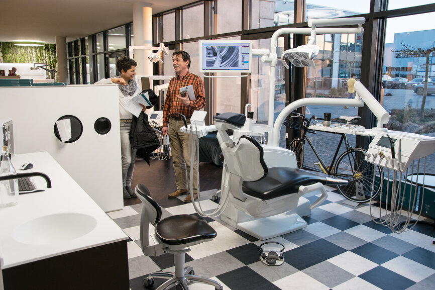 Der van der Ven-Showroom stellte für die Teilnehmer ein weiteres Highlight des Tages dar.