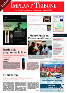 Implant Tribune Italy No. 2, 2015