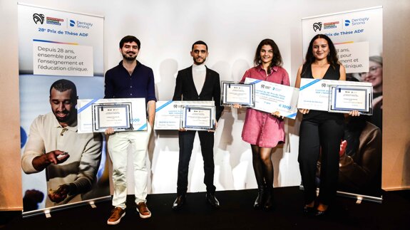 Prix de thèse ADF / Dentsply Sirona 2025 : quatre lauréats distingués