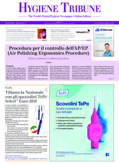 Hygiene Tribune Italy No. 1, 2016