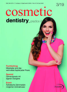 cosmetic dentistry Germany No. 3, 2019 cosmetic dentistry Germany No. 3, 2019