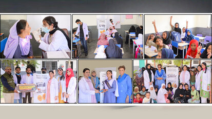 Fatima Jinnah Dental College enhances oral health awareness with outreach camp at Zest Model School