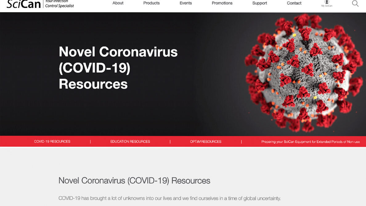 Coltene SciCan launches COVID-19 information resource webpage
