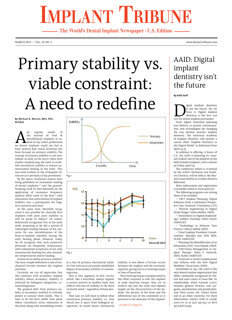 Implant Tribune U.S. No. 3, 2015