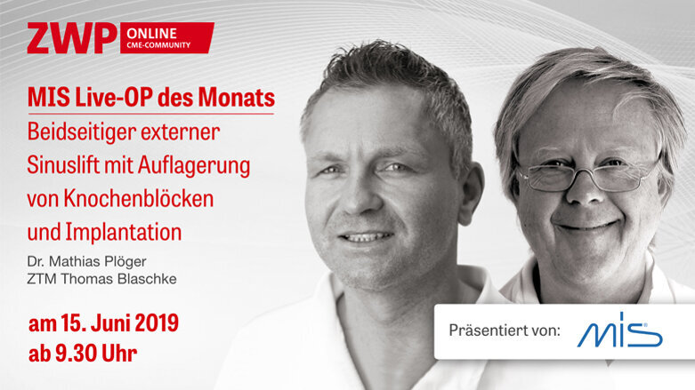 Live-OP am 15. Juni zum beidseitigen externen Sinuslift
