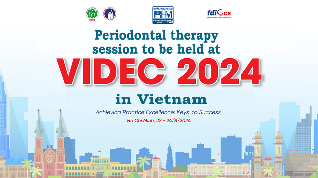 Periodontal therapy session to be held at VIDEC 2024 in Vietnam