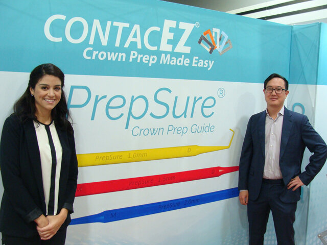 Surely Alvelo, left, and Joshua Kim of ContacEZ.