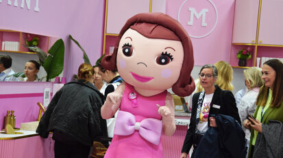 At the minilu stand party.