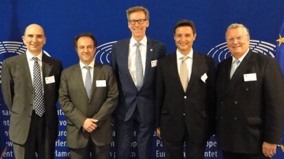 Delegação da EFP visita Parlamento Europeu 