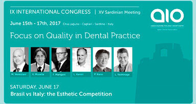 Associazione Italiana Odontoiatri, a Chia 2017 la sfida estetica tra maghi del colore italiani e del digitale brasiliani