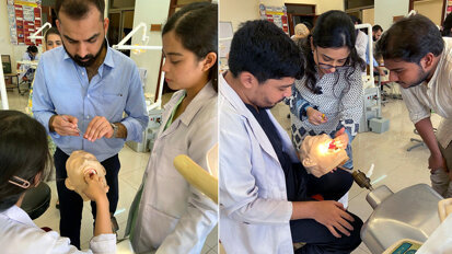 Aesthetic strip crowns workshop held at BUDC