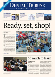 today daily Yankee Dental Congress Feb. 1, 2013 today daily Yankee Dental Congress Feb. 1, 2013