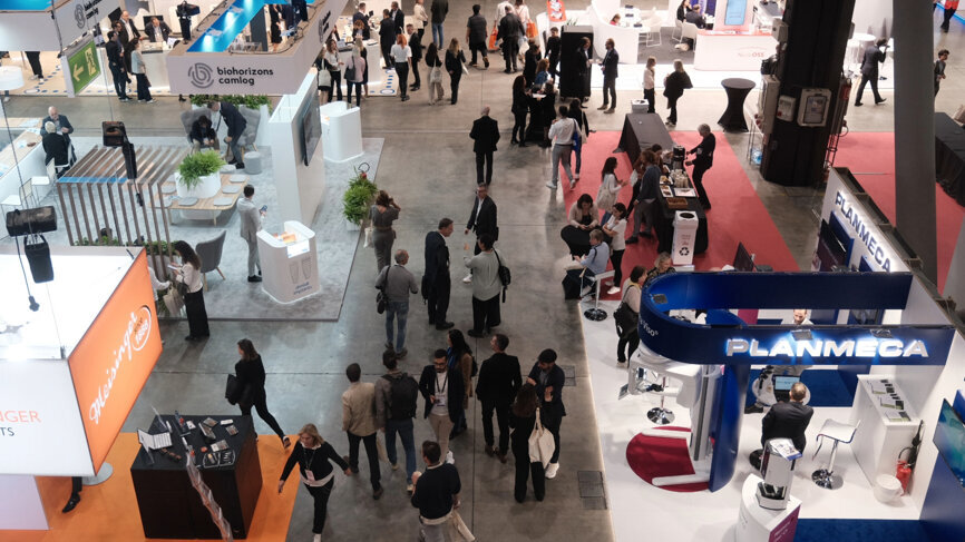 Some of the many booths showcasing world-class industry innovations.