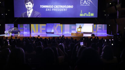 Dr Tommaso Castroflorio, EAS President, gave the opening address of the 4th EAS congress. (Image: Mauro Calvone)