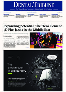 Dental Tribune Middle East & Africa No. 3, 2022