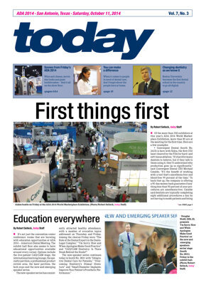 today ADA San Antonio, Texas Oct. 11,2014 today ADA San Antonio, Texas Oct. 11,2014