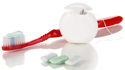 Kaugummi ist besser als Zahnseide