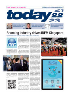 today IDEM Singapore, 22 April 2012 today IDEM Singapore, 22 April 2012