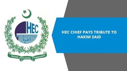 HEC chief pays tribute to Hakim Said