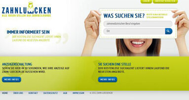 Erstes dentales Stellenportal online