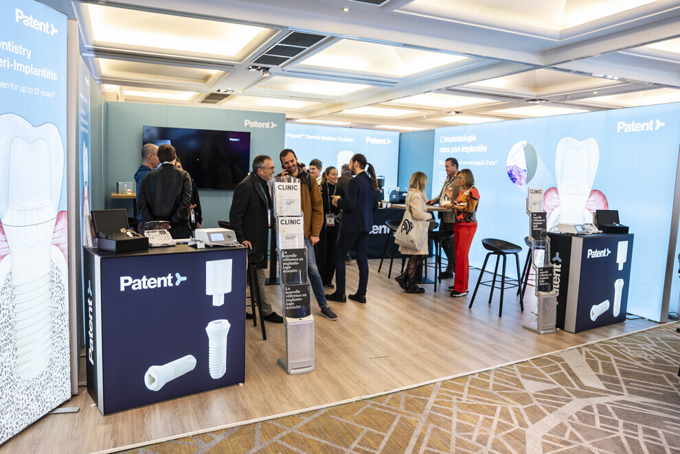 Le système d'implant Patent a été présenté aux visiteurs du congrès ADF de cette année à Paris. (Photo : Dentaire 365)