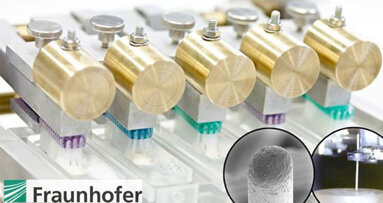 Zahnputzmaschine testet Abrasionsverhalten von Zahnpasten