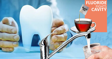 Fluoride in tea, bottled water may cut dental cavity risk