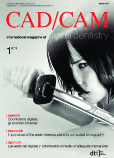CAD/CAM Italy No. 1, 2017 CAD/CAM Italy No. 1, 2017