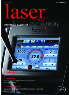 laser international No. 4, 2012 laser international No. 4, 2012