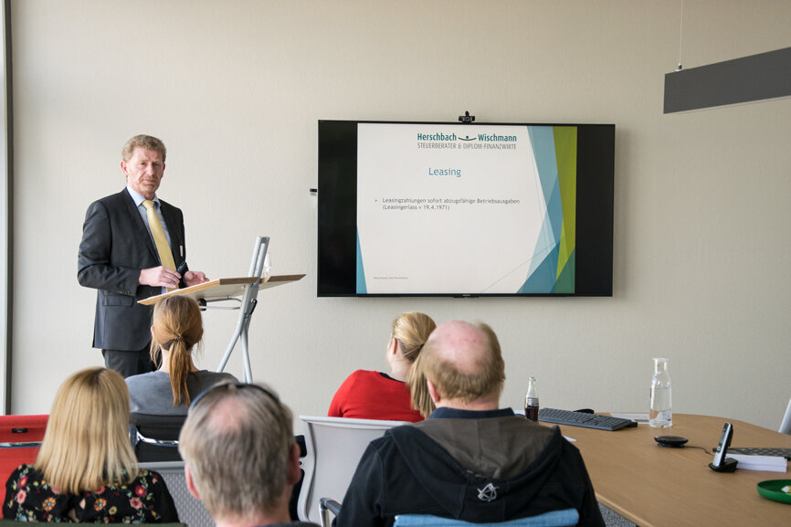 Diplomkaufmann Dirk Herschbach sprach zum Thema 