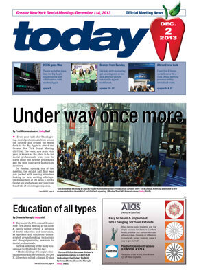 today GNYDM Dec. 2, 2013 today GNYDM Dec. 2, 2013