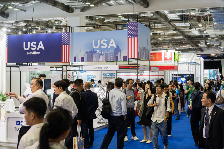Strong international attendance underscored the region’s growing importance in the global dental market. (Image: Koelnmesse)