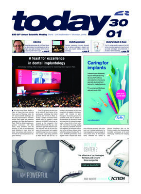 today EAO Paris Sept. 30 & Oct. 1, 2016