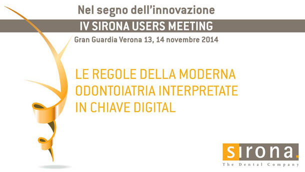 IV Sirona Users Meeting: le regole della moderna odontoiatria interpretate in chiave digital
