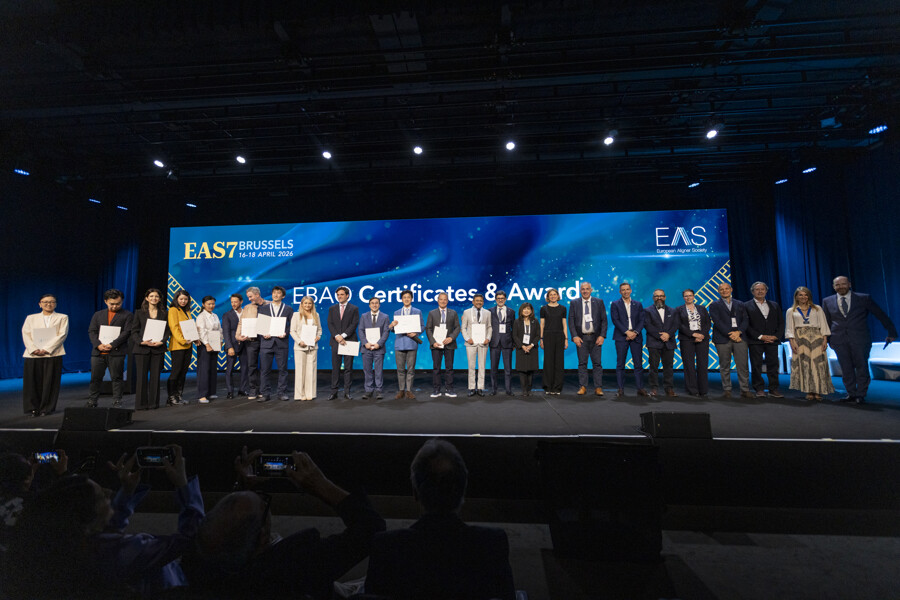 Board members of the European Board of Aligner Orthodontics together with clinicians who received the Certificate of Excellence after successfully passing the board examination.