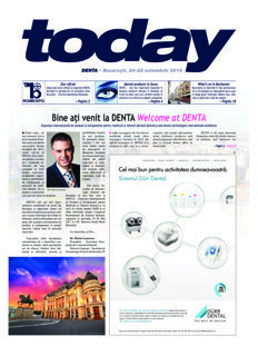today DENTA Bukarest 2016 today DENTA Bukarest 2016