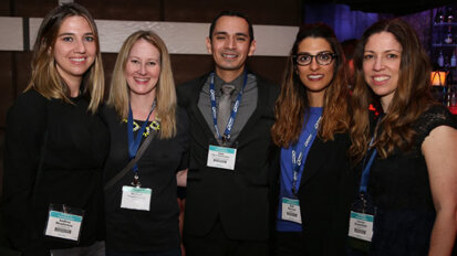 AO’s young clinicians mingle at Café Sevilla