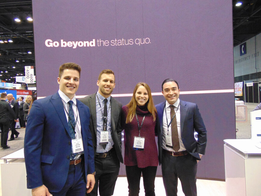 The folks at Invisalign iTero. (Photo: Fred Michmershuizen/Dental Tribune America)