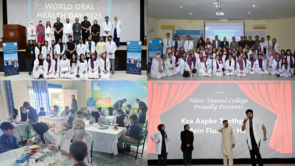 HITEC-IMS Dental College celebrates World Oral Health Day 2025 with week-long activities