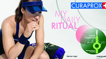 Martina Hingis wins with CURAPROX Martina Hingis wins with CURAPROX