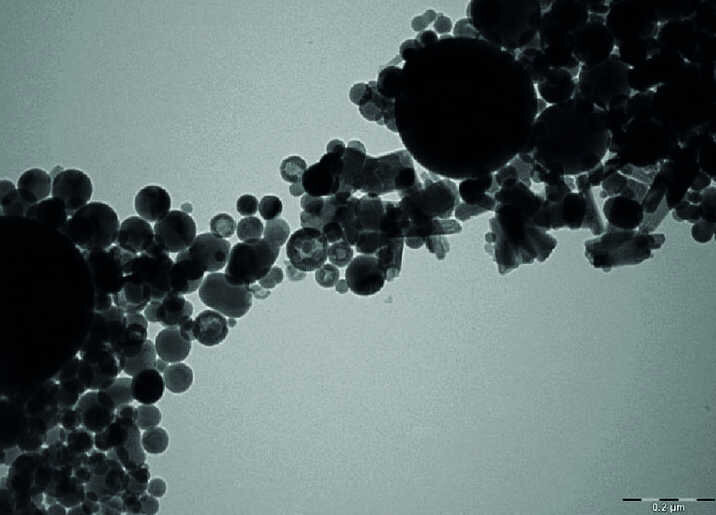 Fig 4b : image MET sous un grossissement de 68 000 fois