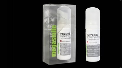 Instant Whitening Zahnschnee hellt Zähne sofort auf Instant Whitening Zahnschnee hellt Zähne sofort auf
