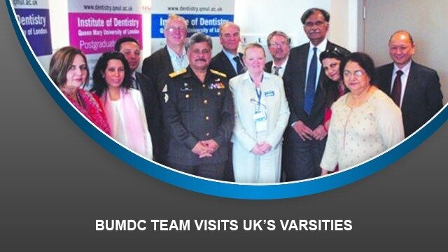 BUMDC team visits UK’s varsities
