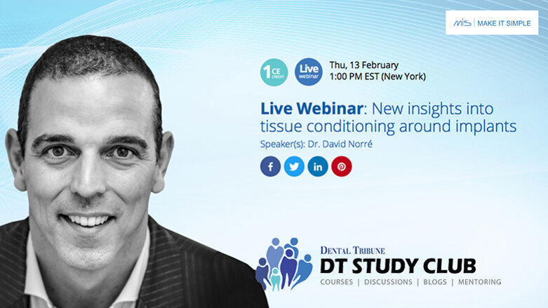 Expert to discuss tissue conditioning around implants