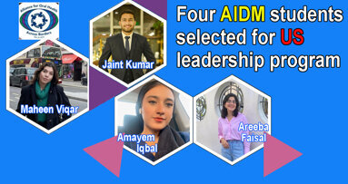 Four AIDM students selected for US leadership program