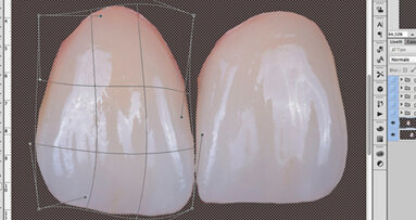 Composite mock-up & design software assistito