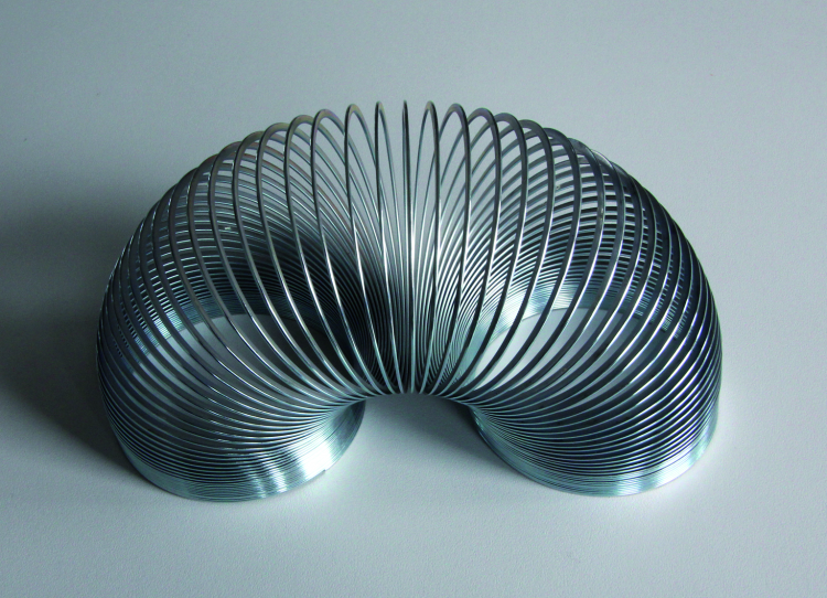 Fig. 2b: Metal spiral children's toy.