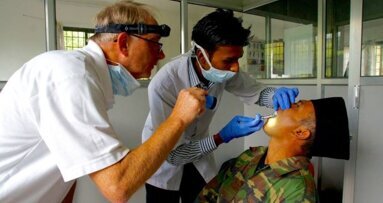 Tandarts op het dak van de wereld